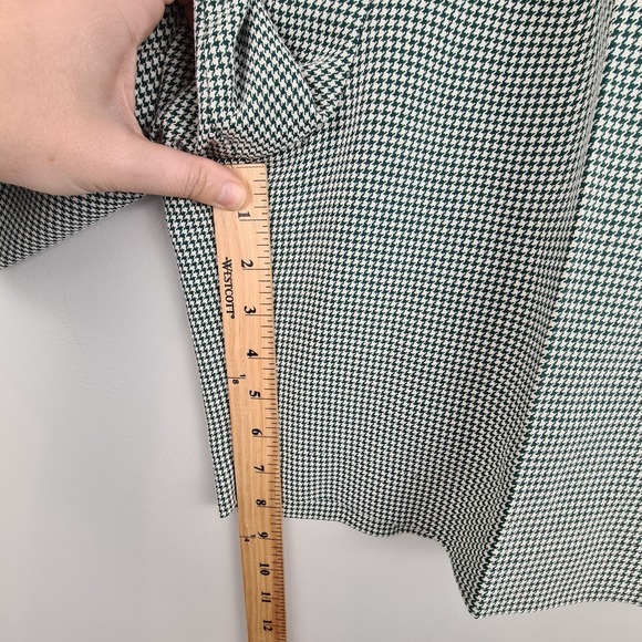 Vintage Tail Houndstooth High Waist Pleated Women's Shorts Sz 6 Academia Golf - Picture 5 of 10